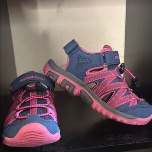 Dream Pairs Pink and Blue Sandals Breathable Mesh Design